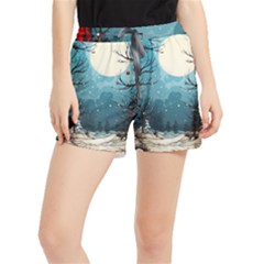 Christmas Frame Border Women s Runner Shorts by Apen