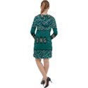 Advent Christmas Time Pre Christmas Time Long Sleeve Hoodie Dress View2