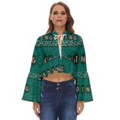 Advent Christmas Time Pre Christmas Time Boho Long Bell Sleeve Top