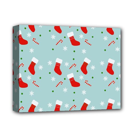 Christmas Pattern Deluxe Canvas 14  X 11  (stretched) by Apen