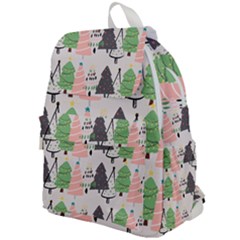 Christmas Trees Icons Top Flap Backpack by Apen