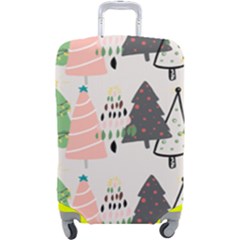 Christmas Trees Icons Luggage Cover (large)