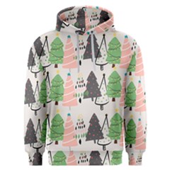 Christmas Trees Icons Men s Overhead Hoodie