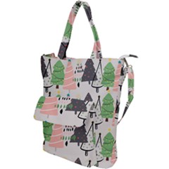 Christmas Trees Icons Shoulder Tote Bag by Apen