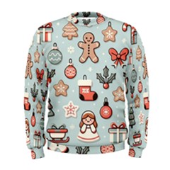 Christmas Cartoon Pattern Men s Sweatshirt