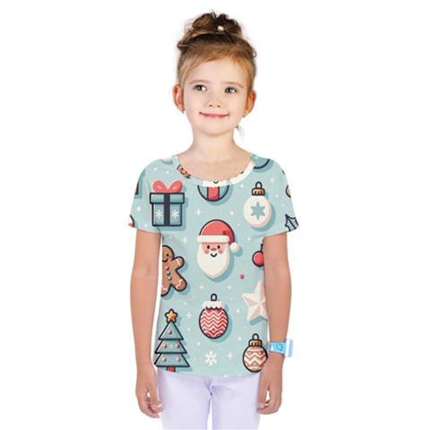 Christmas Decoration Angel Kids  One Piece T-shirt by Apen