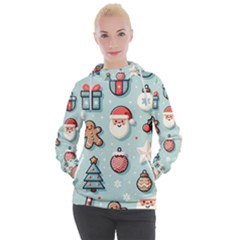 Christmas Decoration Angel Women s Hooded Pullover