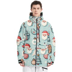 Christmas Decoration Angel Men s Multi Pockets Zip Ski And Snowboard Waterproof Breathable Jacket by Apen