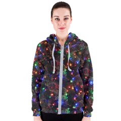 Christmas Lights Women s Zipper Hoodie