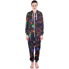 Christmas Lights Hooded Jumpsuit (ladies)