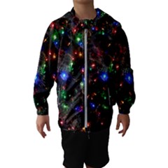 Christmas Lights Kids  Hooded Windbreaker