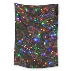 Christmas Lights Large Tapestry