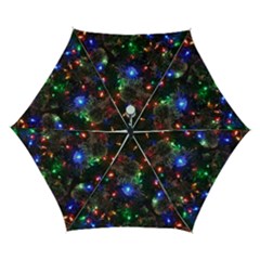 Christmas Lights Automatic Folding Umbrella With Case (small) by Apen