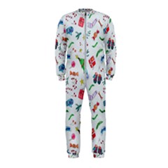 New Year Christmas Winter Pattern Onepiece Jumpsuit (kids)