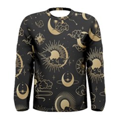 Star Colorful Christmas Abstract Men s Long Sleeve T-shirt