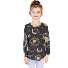 Star Colorful Christmas Abstract Kids  Long Sleeve T-shirt