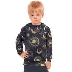 Star Colorful Christmas Abstract Kids  Hooded Pullover