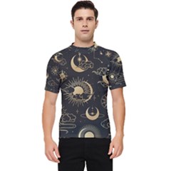 Star Colorful Christmas Abstract Men s Short Sleeve Rash Guard