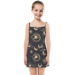 Star Colorful Christmas Abstract Kids  Summer Sun Dress