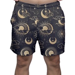 Star Colorful Christmas Abstract Men s Shorts