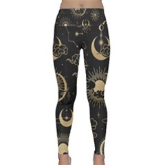 Star Colorful Christmas Abstract Lightweight Velour Classic Yoga Leggings by Apen