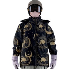 Star Colorful Christmas Abstract Women s Zip Ski And Snowboard Waterproof Breathable Jacket