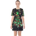 Christmas Star Jewellery Sixties Short Sleeve Mini Dress View1