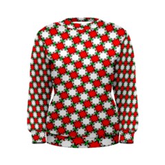 Christmas Star Red Green Women s Sweatshirt