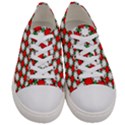 Christmas Star Red Green Men s Low Top Canvas Sneakers View1