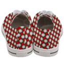 Christmas Star Red Green Men s Low Top Canvas Sneakers View4