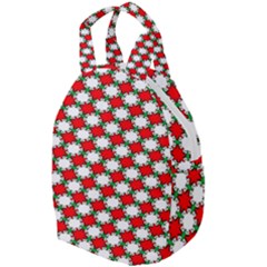 Christmas Star Red Green Travel Backpack