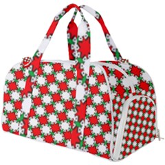 Christmas Star Red Green Burner Gym Duffle Bag