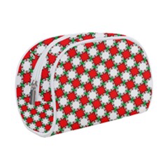 Christmas Star Red Green Make Up Case (small)