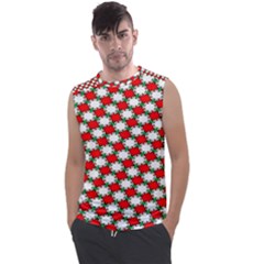 Christmas Star Red Green Men s Regular Tank Top