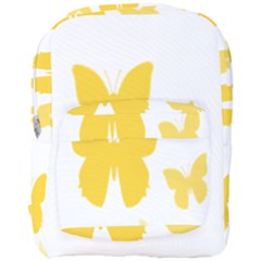 Yellow Butterfly Animals Fly Full Print Backpack by anzea