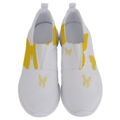 Yellow Butterfly Animals Fly No Lace Lightweight Shoes