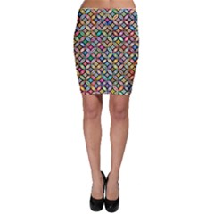 Floral Flowers Decorative Bodycon Skirt