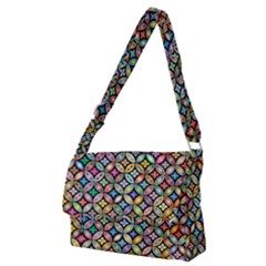 Floral Flowers Decorative Full Print Messenger Bag (m)