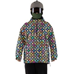 Floral Flowers Decorative Men s Ski And Snowboard Waterproof Breathable Jacket by anzea