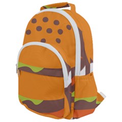 Hamburger Rounded Multi Pocket Backpack