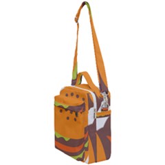 Hamburger Crossbody Day Bag by anzea