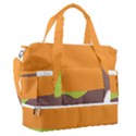 Hamburger Sports Shoulder Bag with Shoes Compartment View1