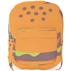 Hamburger Full Print Backpack by anzea