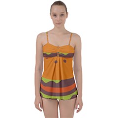 Hamburger Babydoll Tankini Set by anzea