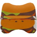 Hamburger Velour Head Support Cushion View2