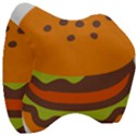 Hamburger Velour Head Support Cushion View3