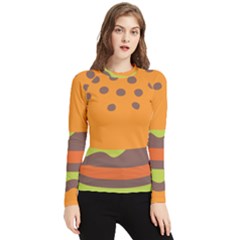 Hamburger Women s Long Sleeve Rash Guard