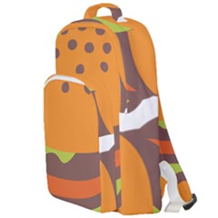 Hamburger Double Compartment Backpack