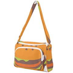 Hamburger Front Pocket Crossbody Bag by anzea