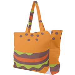 Hamburger Simple Shoulder Bag